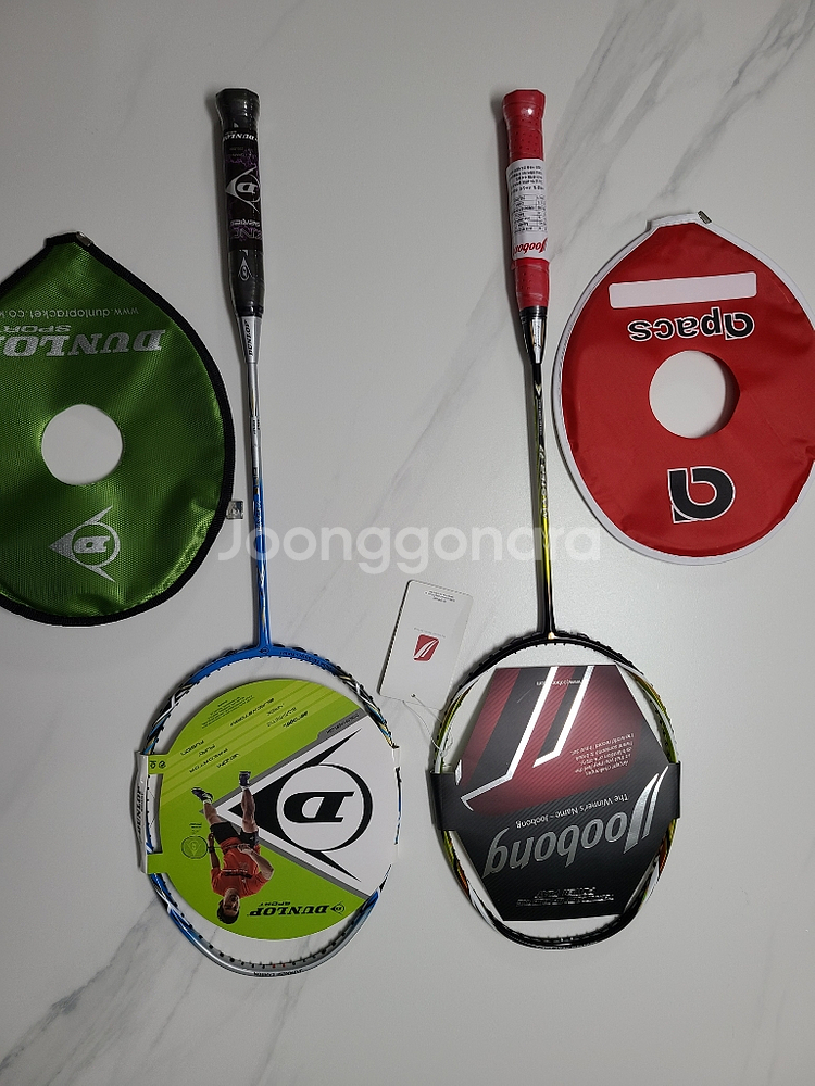 주봉, 던롭 배드민턴 라켓 새상품 판매--1
