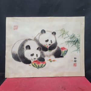 판다 중국 그림 동양화