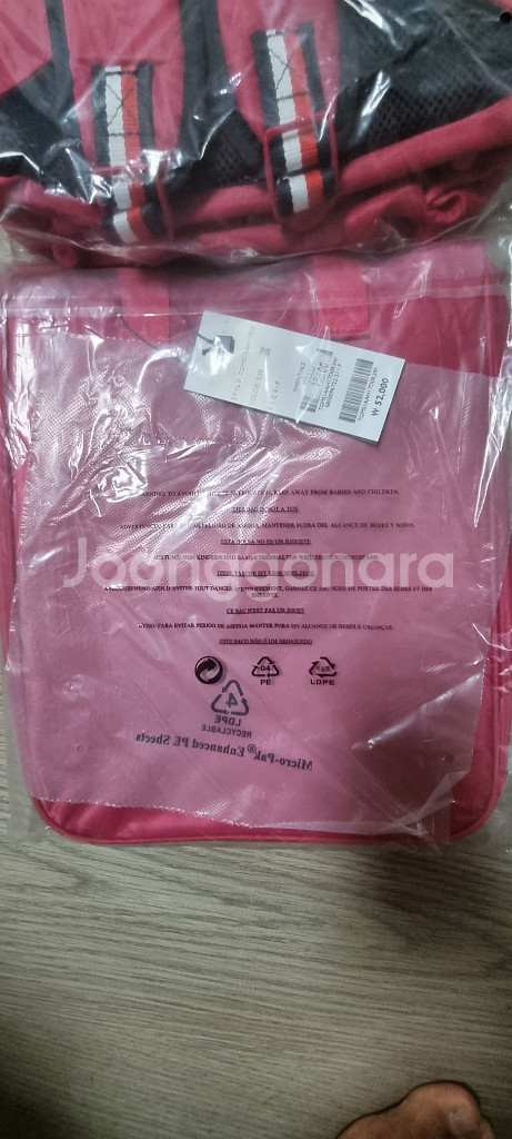 타미 힐피거 책가방set보조가방 인형포함 새제품--2