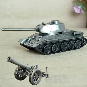 홈 데스크탑 금속 탱크 대포 모델, 금속 탱크, 철 공