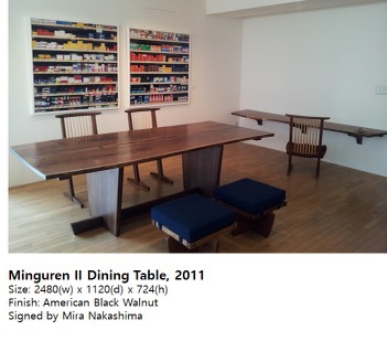 미라 나카시마 식탁 6개의자 판매합니다--0