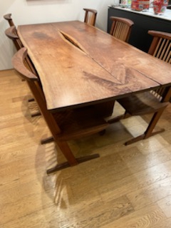 미라 나카시마 식탁 6개의자 판매합니다--3