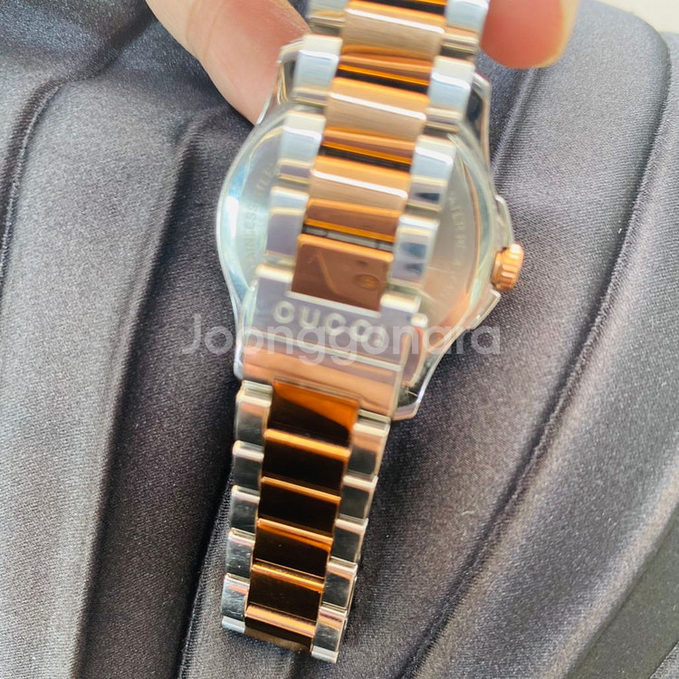 구찌 여성용 시계 콤비메탈--5