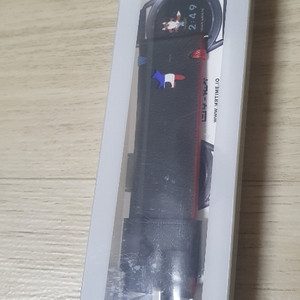 김해직거래) 메종키츠네 시계줄 스트랩 검빨 팝니다.