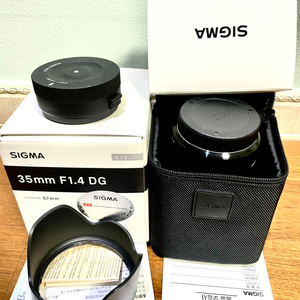 시그마 A 35m 1.4캐논+ 초첨 dock + B.W