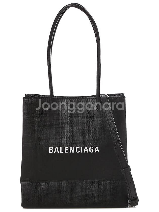 @새상품급@ 현아가방 발렌시아가 토트백 노스사우스 블랙--3