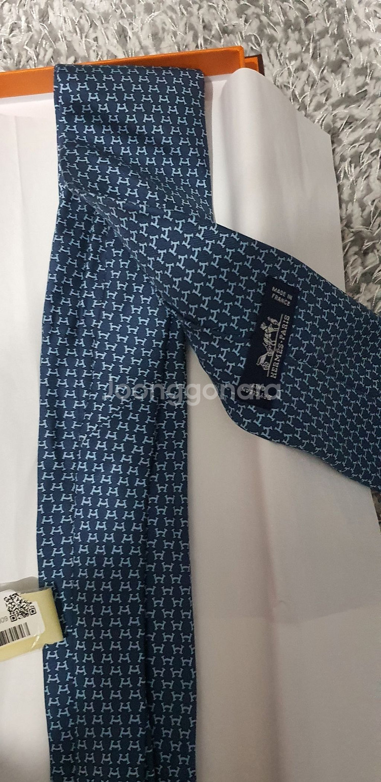 에르메스 넥타이 택있는 정품 (신상)--1