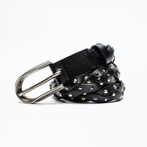 자딕앤볼테르 가죽 벨트(블랙)