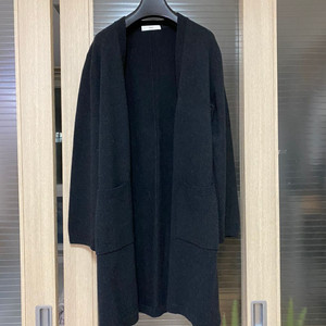 비이커 wool blend long cardigan