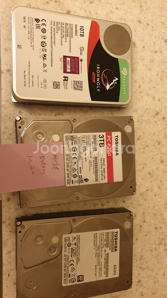 하드디스크HDD 3테라 도시바 3TB (P300)--0