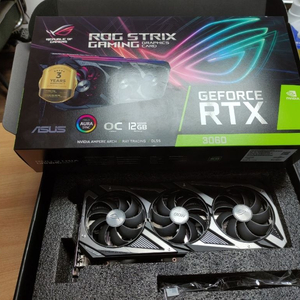 <개인>ASUS ROG STRIX RTX 3060 팜