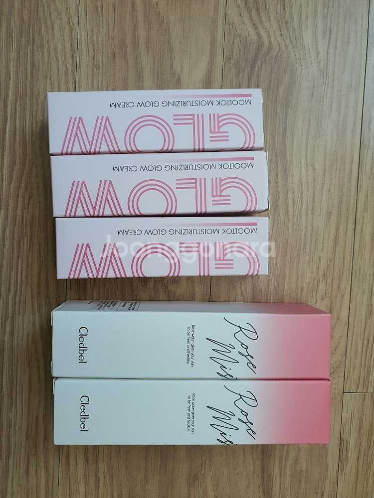 끌레드벨 글로우물톡크림 3개, 미스트 2개--1