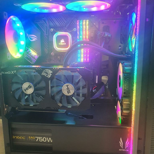 10700k,rx580 수냉 게이밍 본체