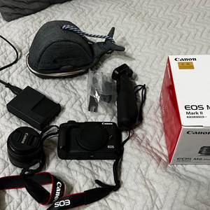 캐논 m6 mark2 15-45킷 + 정품삼각대