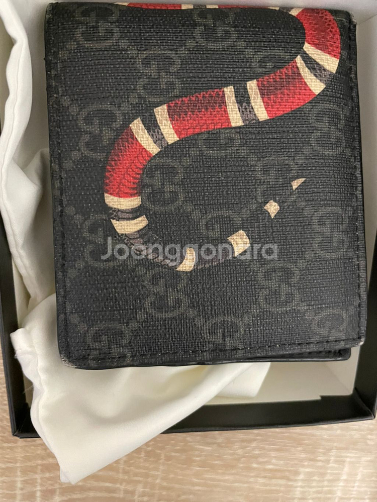 구찌스네이크반지갑--1