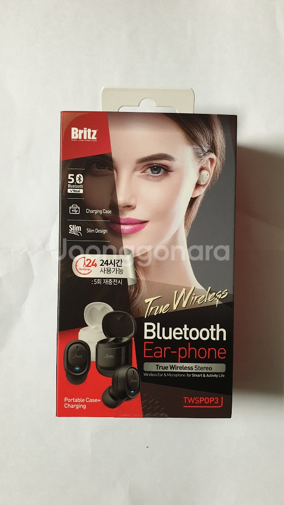 브리츠(Britz) 블루투스 무선이어폰 (새상품)--0