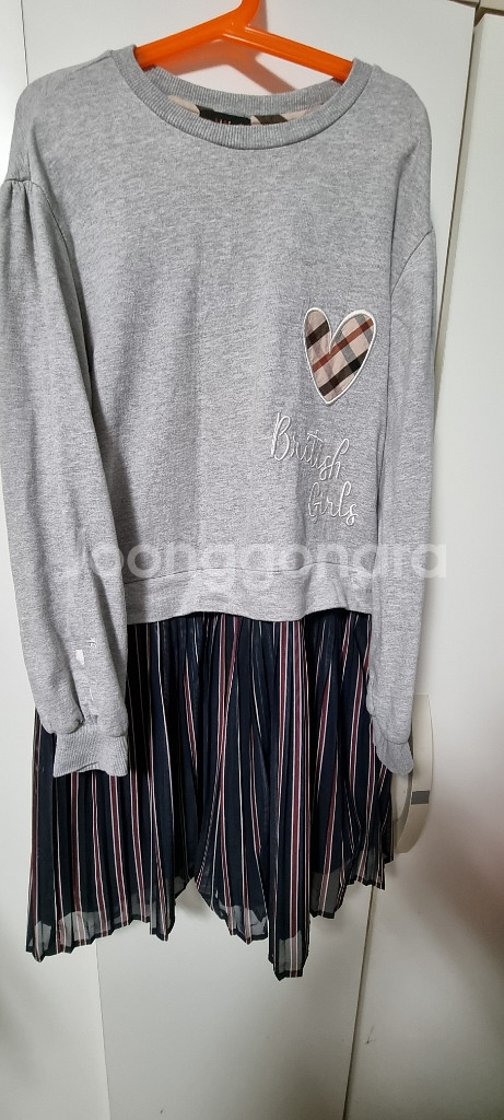 닥스 맨투맨 원피스150--0