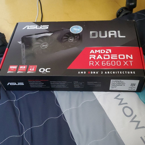 asus rx6600xt dual oc 개봉품 팝니다