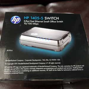 HP 스위치허브 1405-5 Switch J9791A