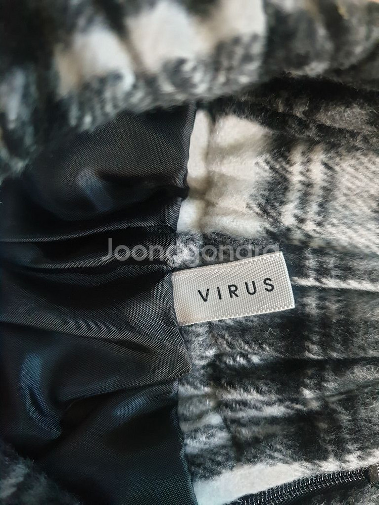 (의17) VIRUS 체크 스커트(치마)--1