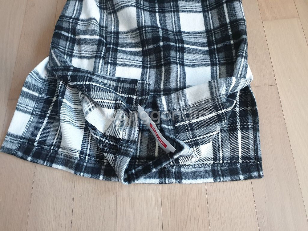 (의17) VIRUS 체크 스커트(치마)--3