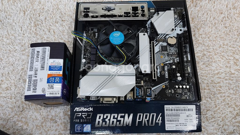 i5 9400f ASRock B365M PRO4 セット品 CPU