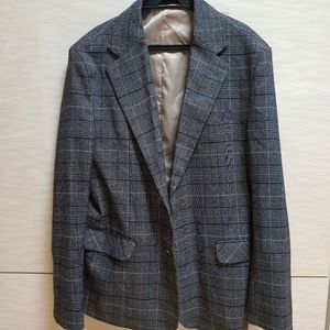남성 체크재킷 m