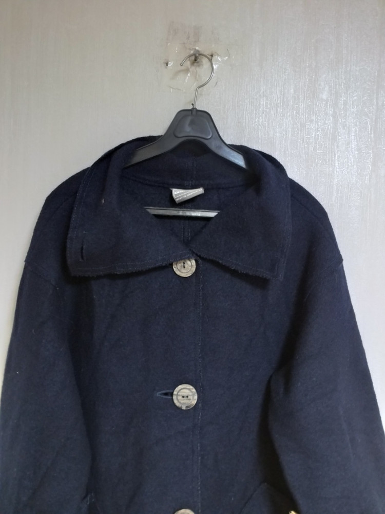 여성 가이거 오버핏 롱코트 (네이비.오버핏100)--2