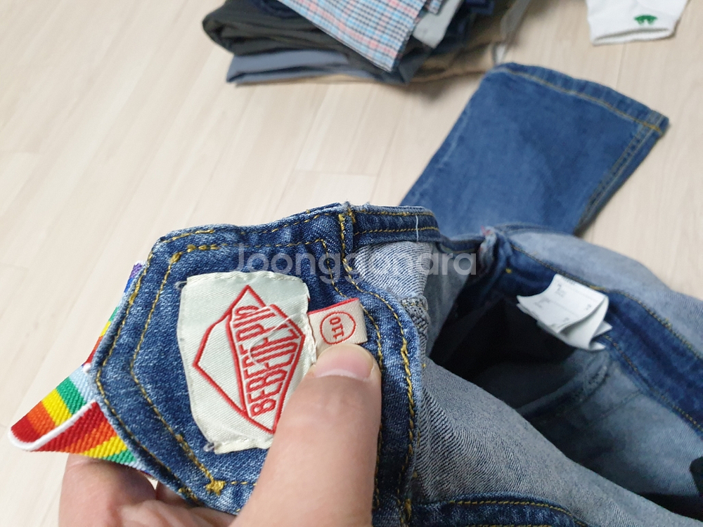 멜빵 청바지(베베드피노)110(택포)--2