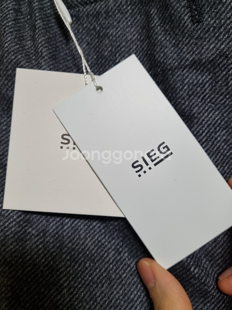 [지이크] 그레이 정장 바지 새제품 판매--1