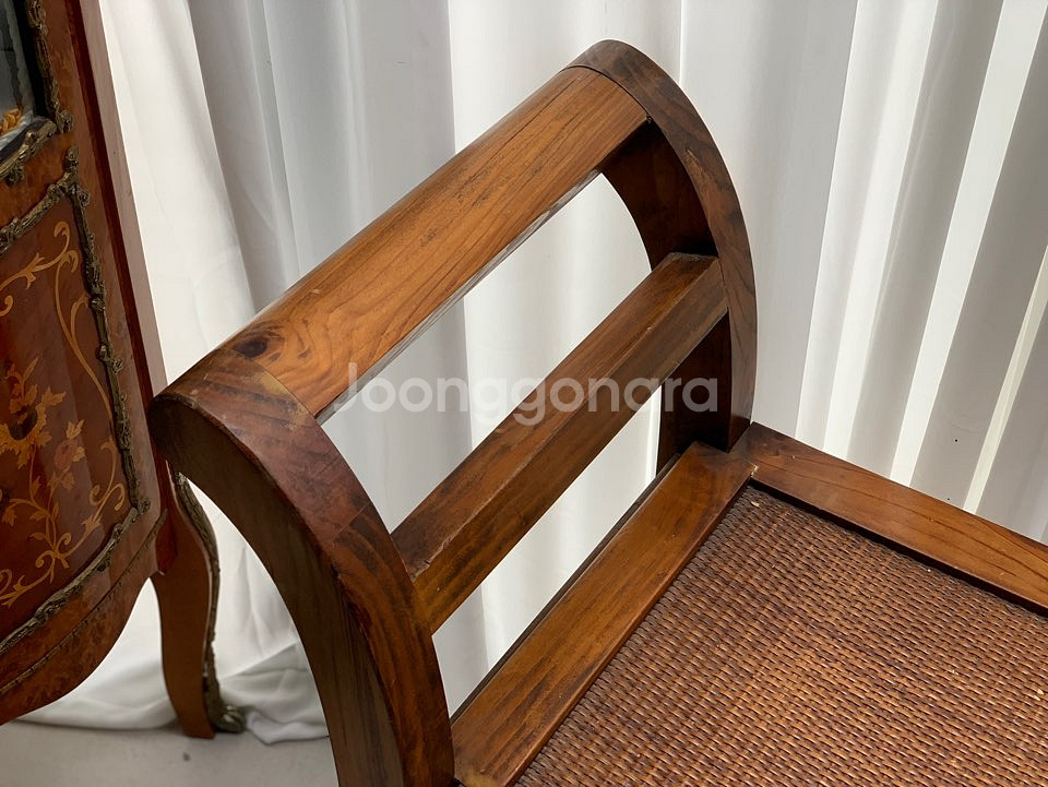 엔틱수납벤치의자,빈티지원목벤치,까페의자--2