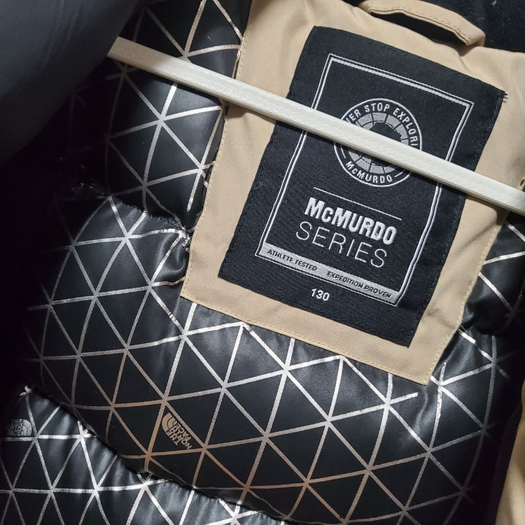 노스페이스맥머도 구스 패딩 130사이즈--6