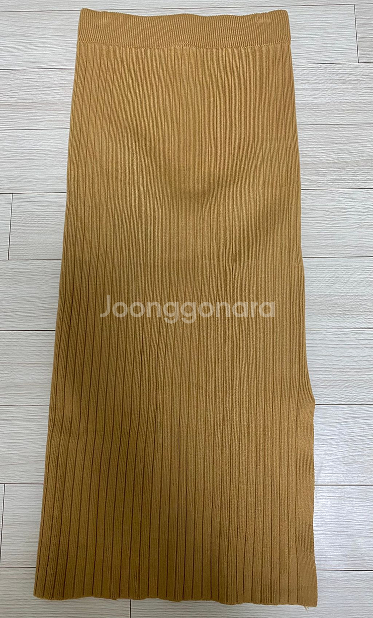 롱 니트 스커트 치마 절개라인 아뜨랑스 새상품--0