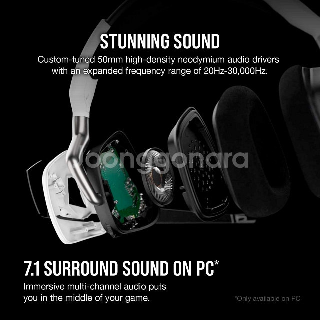 (미개봉)Corsair 커세어 보이드 엘리트 무선--6
