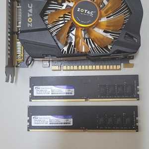 gtx750 + ram 4g ×2개