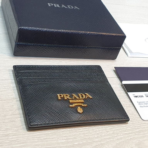 [거의새것, 풀구성] 프라다 사피아노 카드지갑