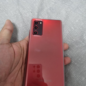 삼성 갤럭시 노트 20 레드 싸게판매합니다.