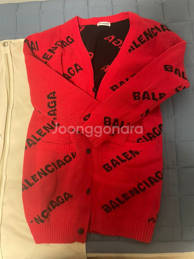 발렌시아가 멀티로고 가디건--0