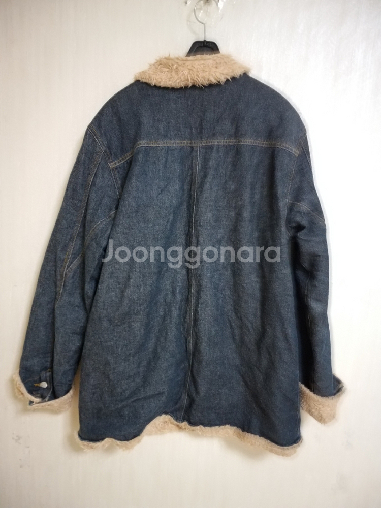 남성 캘빈클라인진 올드스쿨 양털 청자켓 (100)--5