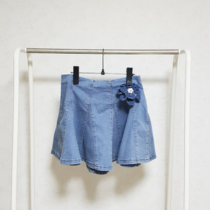 날씬66)새상품)핏이쁜 청치마+코사지