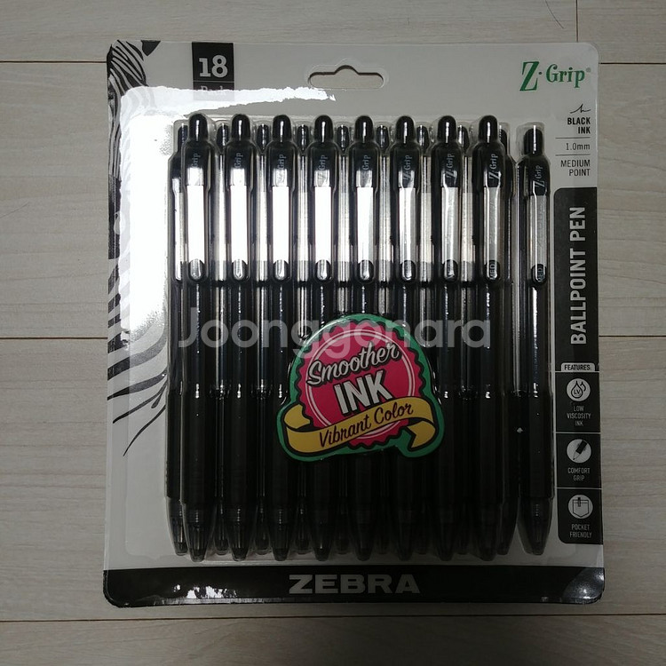 미개봉 새제품 Zebra 펜 블랙 18pack--0