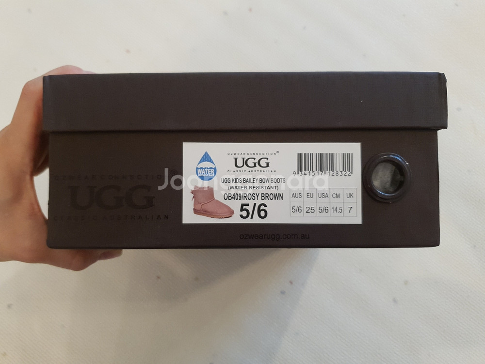 (새상품) UGG 원리본 로지브라운 5/6 145cm--4