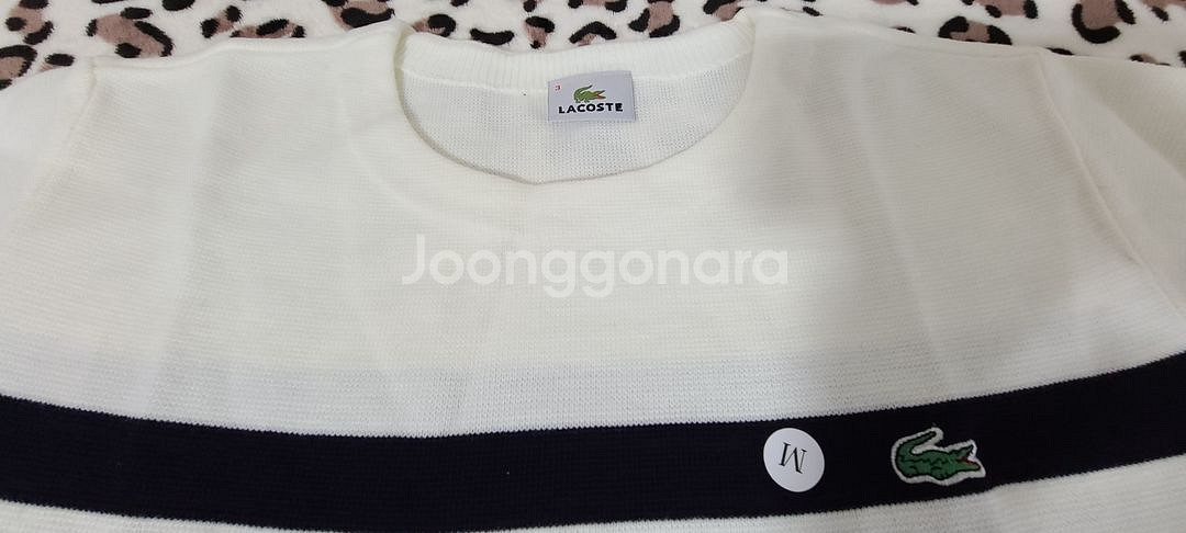 남성 라코스테 라운드 니트 (새상품)--1
