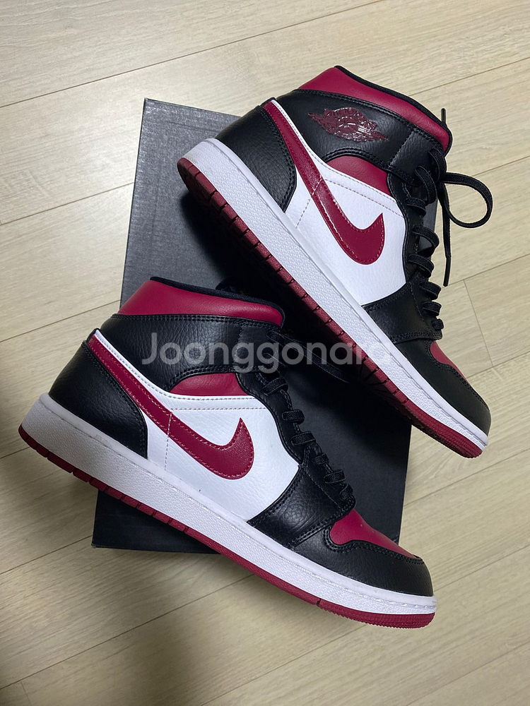 조던1 미드 노블레드 255 택포--4