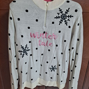 핑골프여성 방풍니트 스웨터 사이즈 100