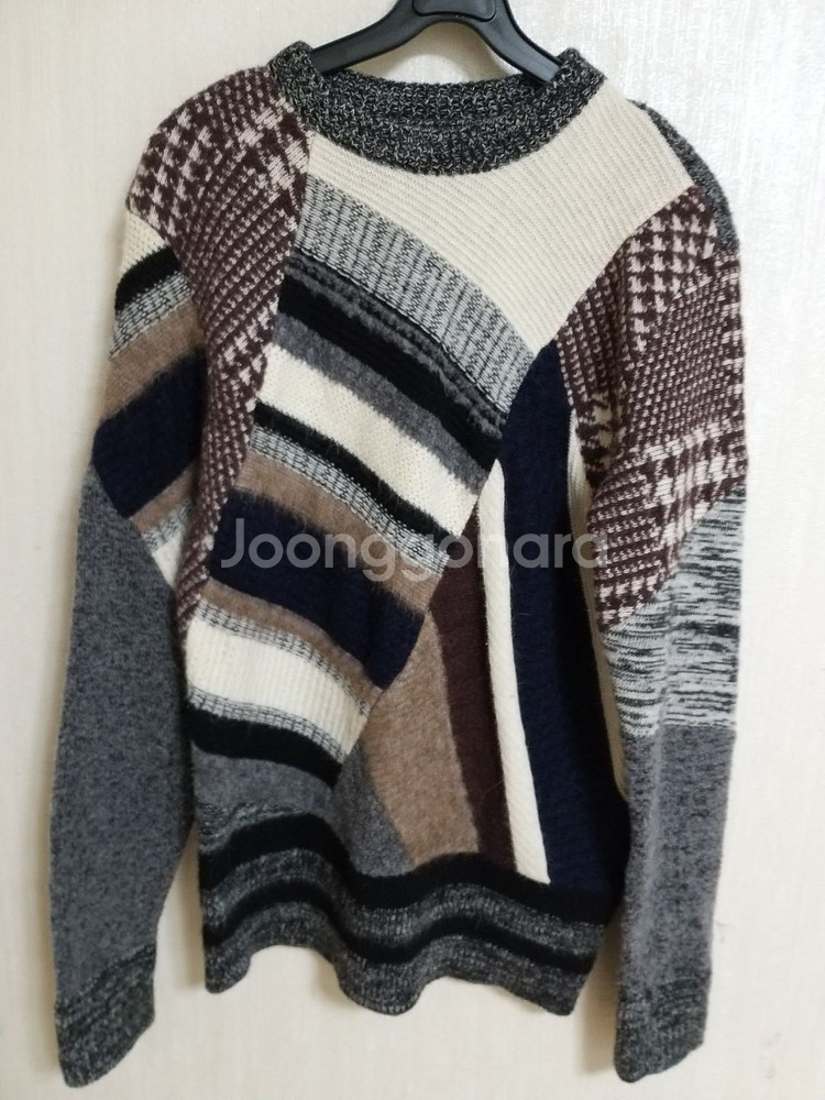 여성 시스템 모.알파카 앙고라 박시니트 (95)--1