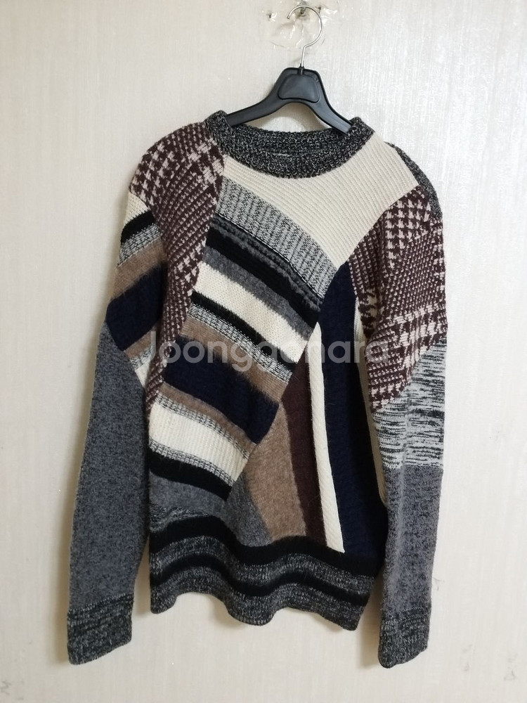 여성 시스템 모.알파카 앙고라 박시니트 (95)--7