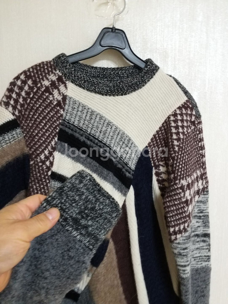 여성 시스템 모.알파카 앙고라 박시니트 (95)--4