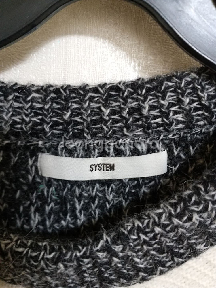 여성 시스템 모.알파카 앙고라 박시니트 (95)--3