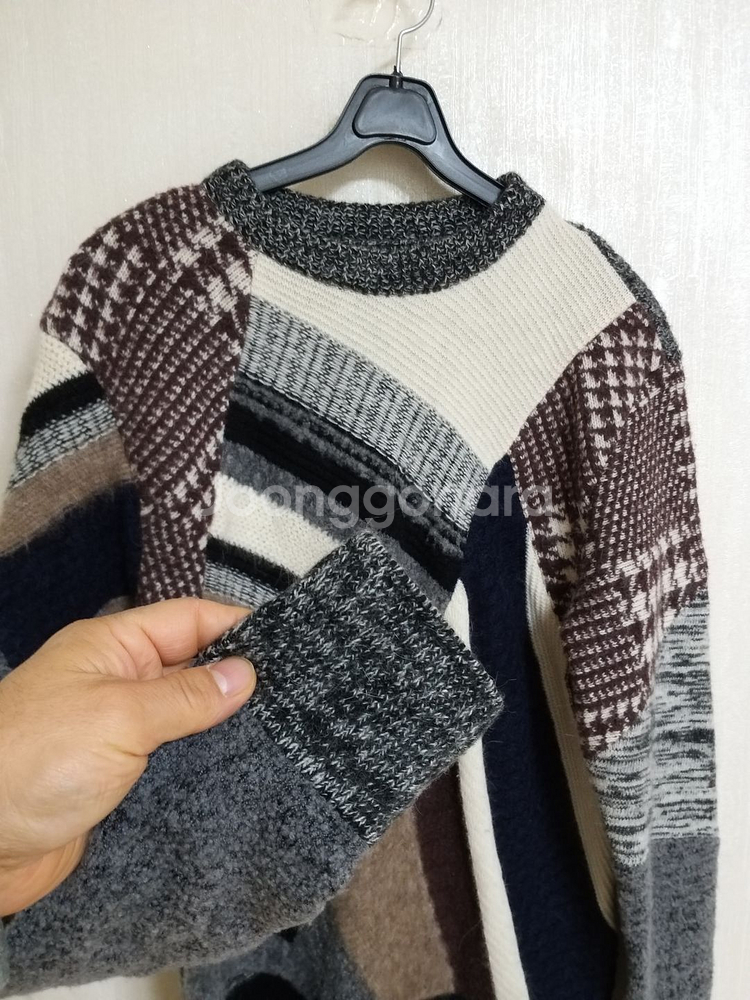 여성 시스템 모.알파카 앙고라 박시니트 (95)--8